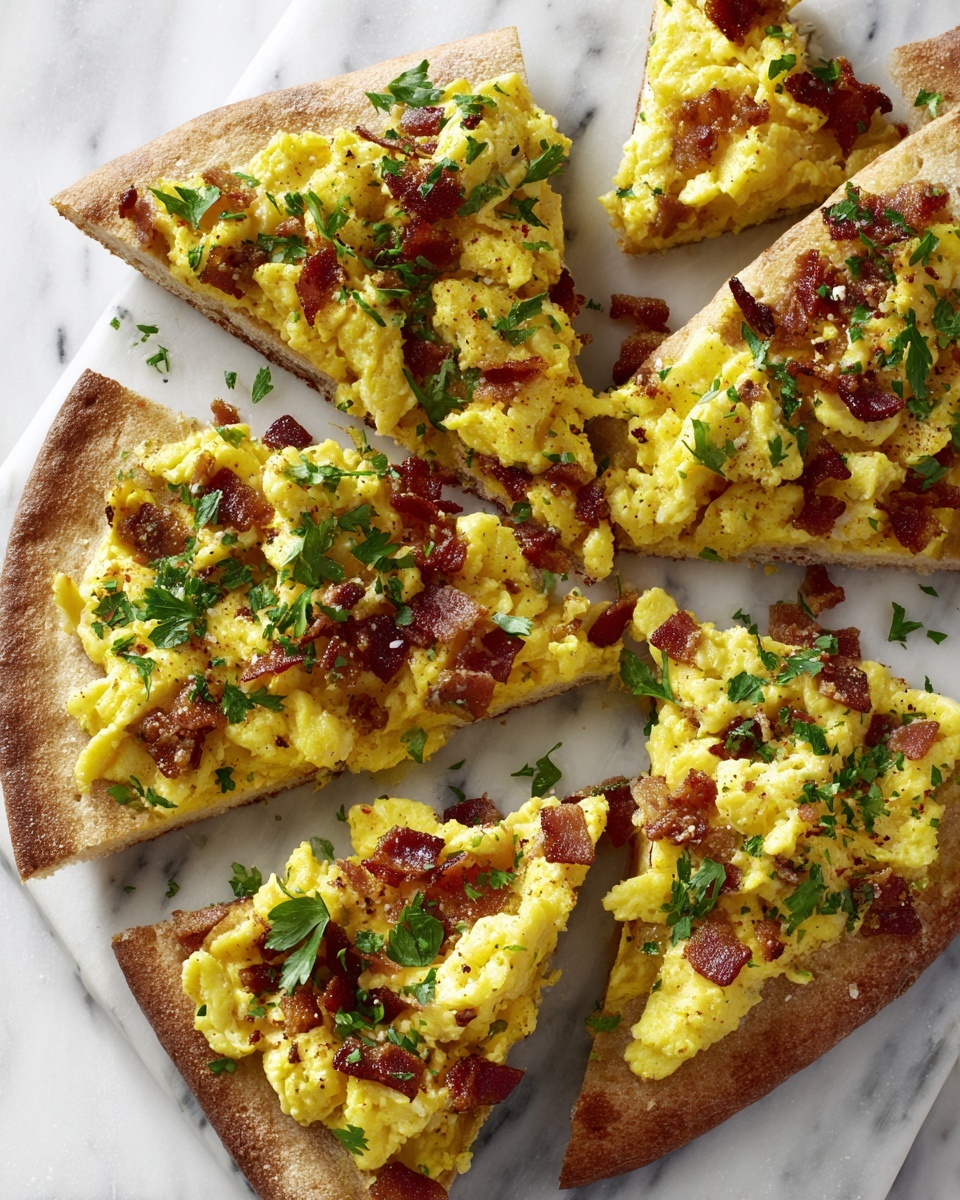 Easy Breakfast Pizza on a Tortilla Recipe - Recipe Image