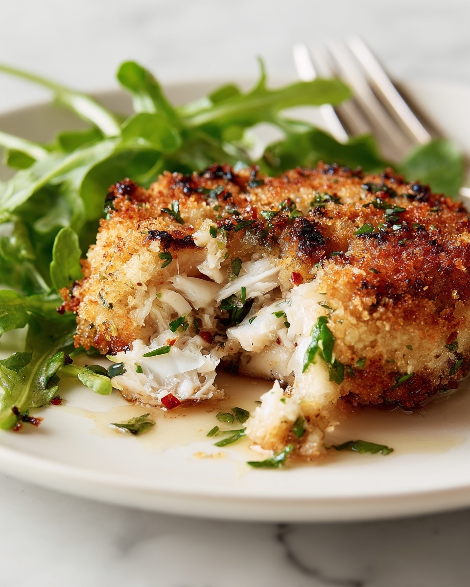 Crab Cake Scampi Recipe - Recipe Image