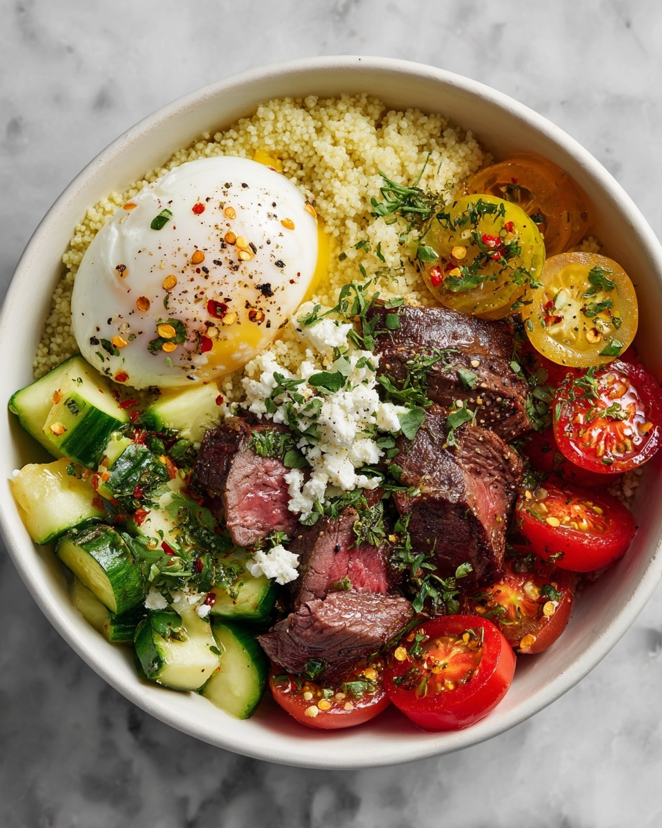 Mediterranean Steak Bowl Recipe - Recipe Image