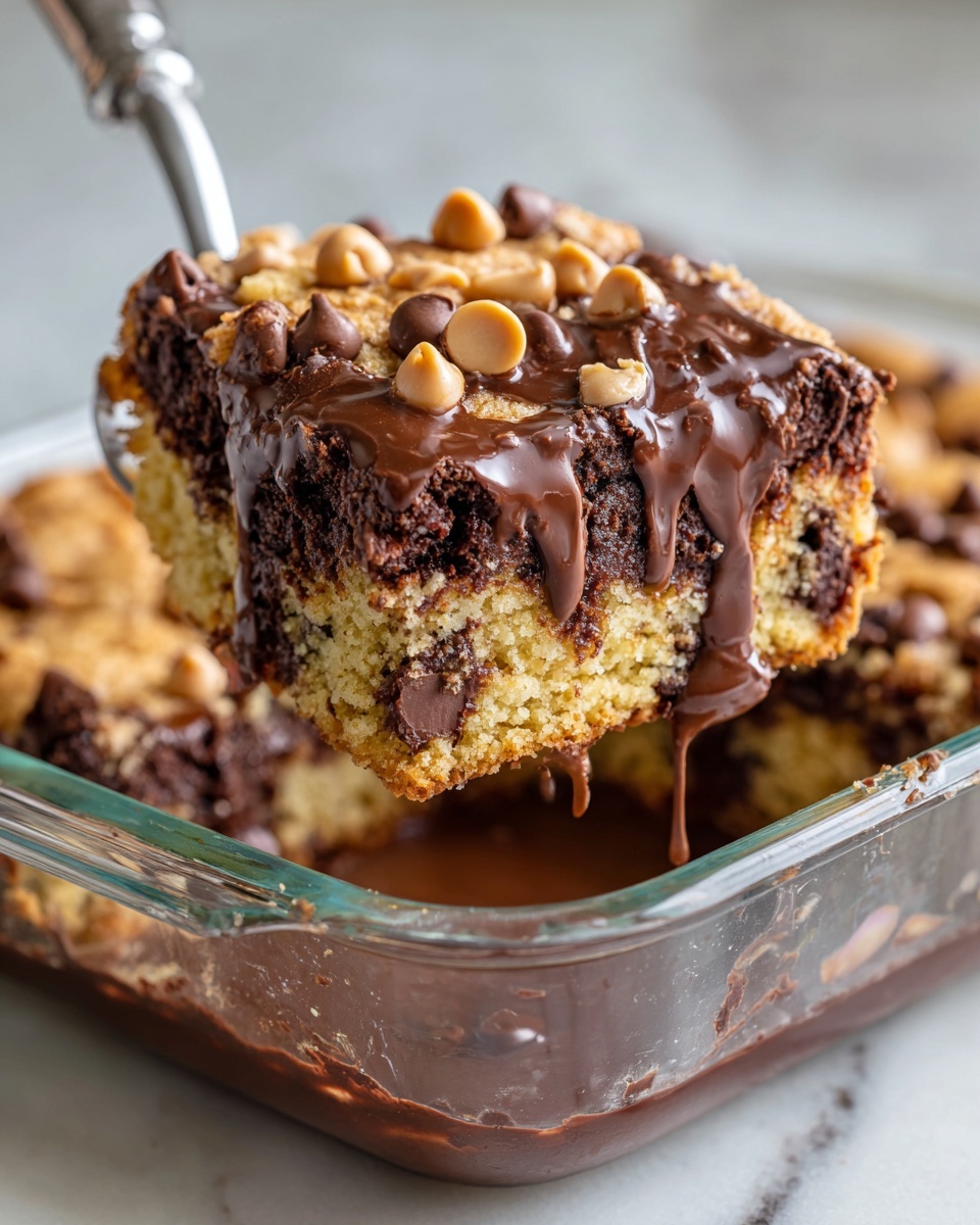 Peanut Butter Cup Dump Cake Recipe - Recipe Image