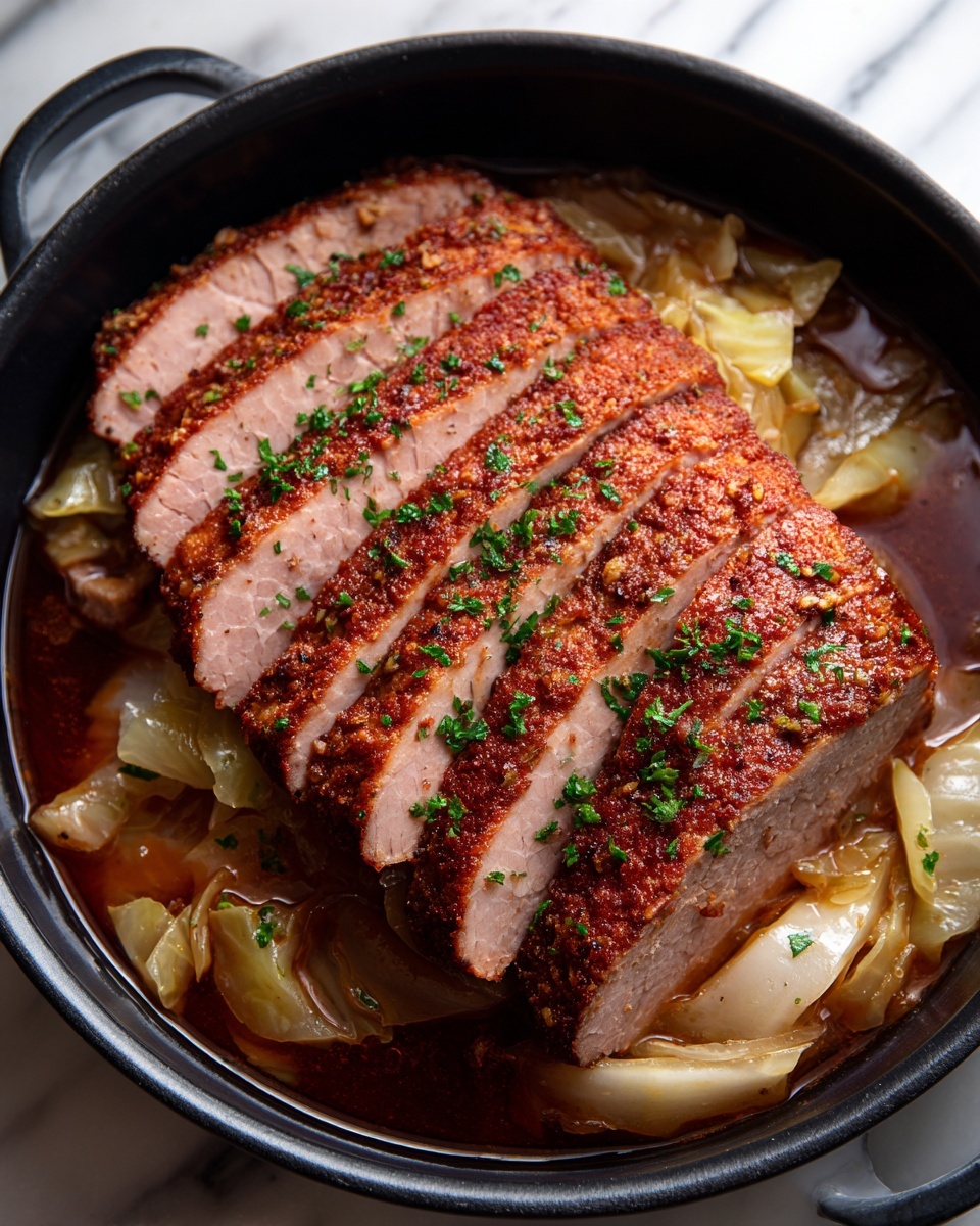 Slow Cooker Corned Beef and Cabbage Recipe - Recipe Image
