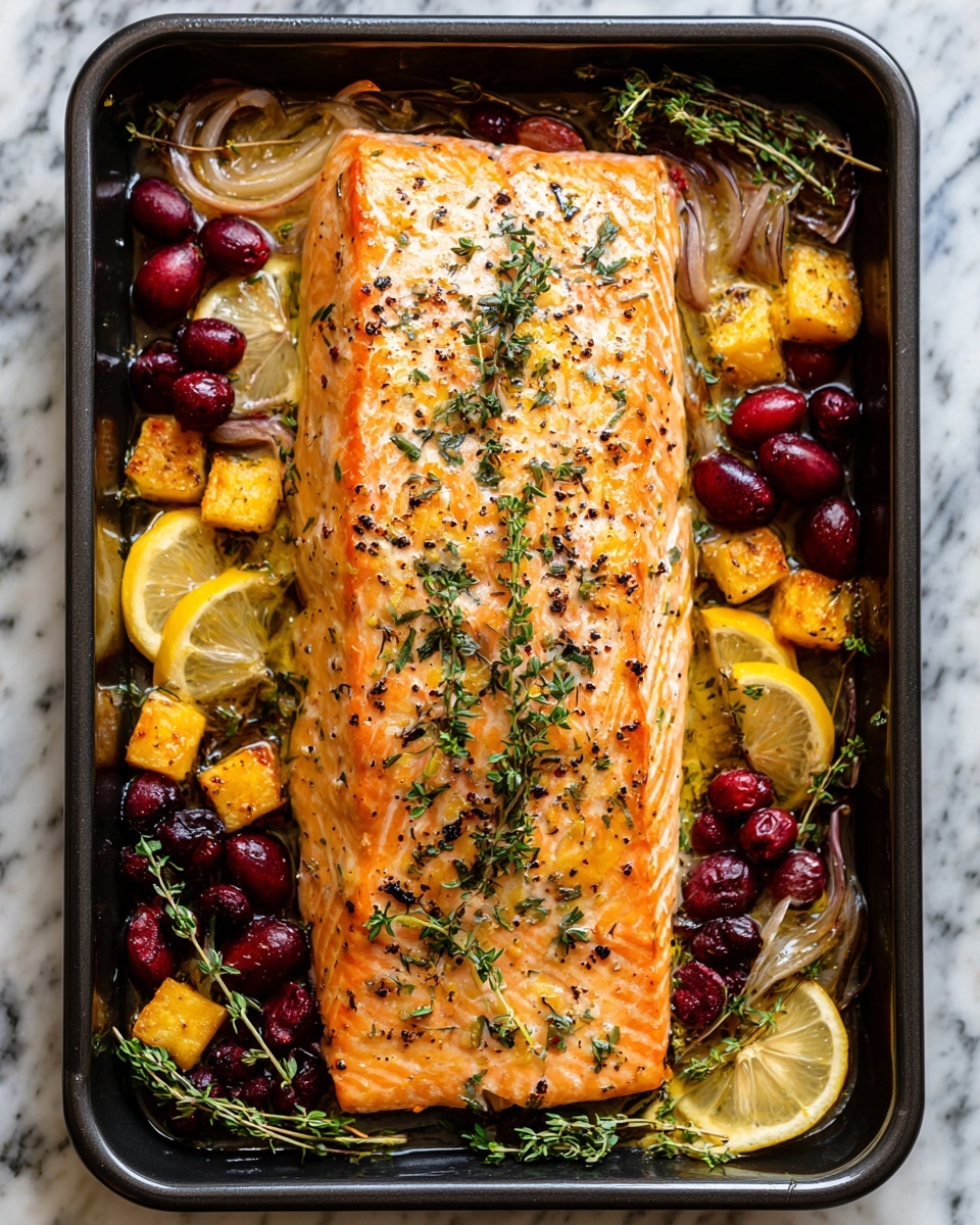 Easy Salmon Traybake Recipe - Recipe Image