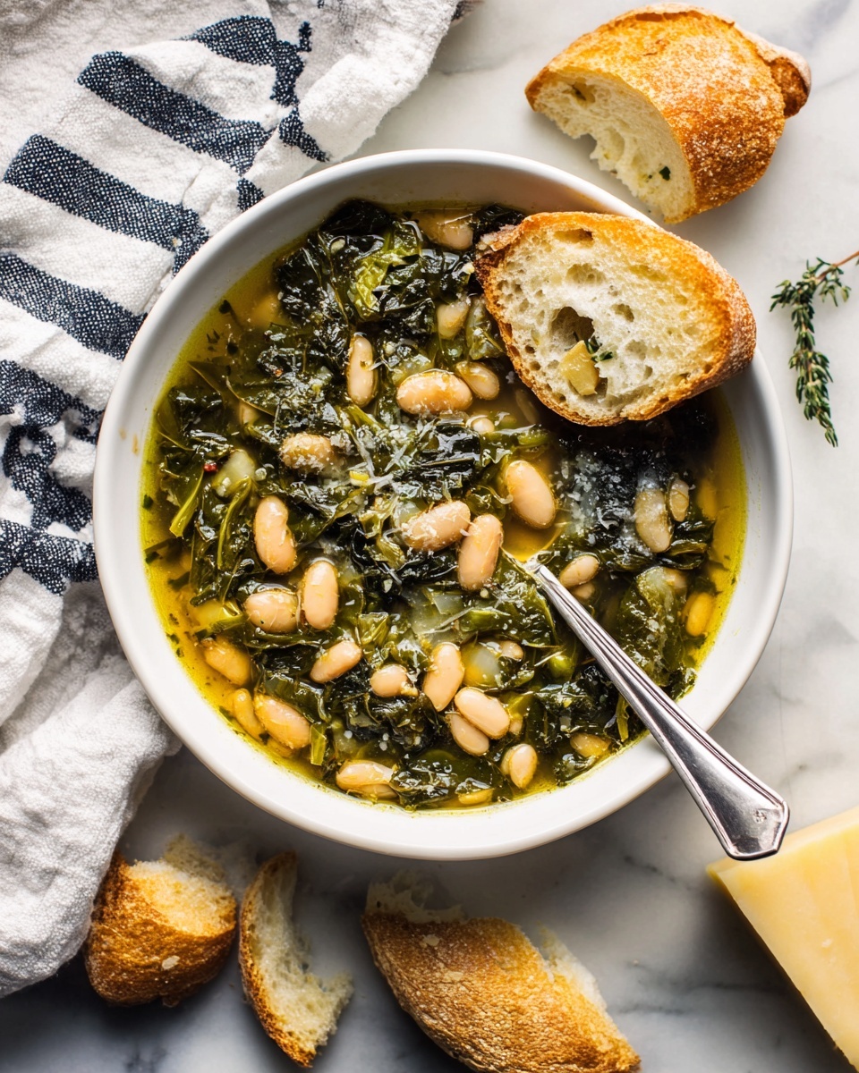 Escarole and Beans Soup Recipe - Recipe Image