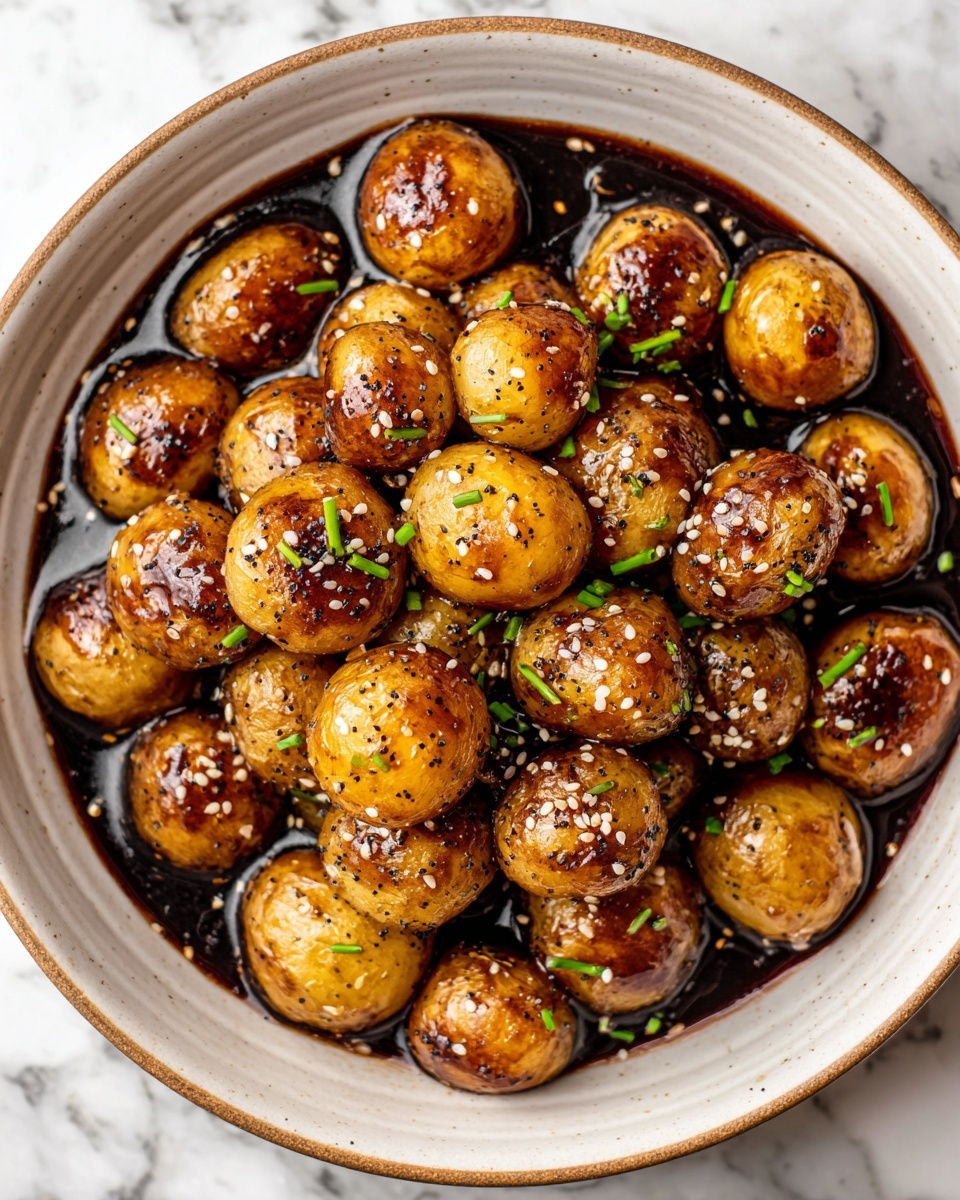 Honey Mustard Roasted Baby Potatoes Recipe - Recipe Image