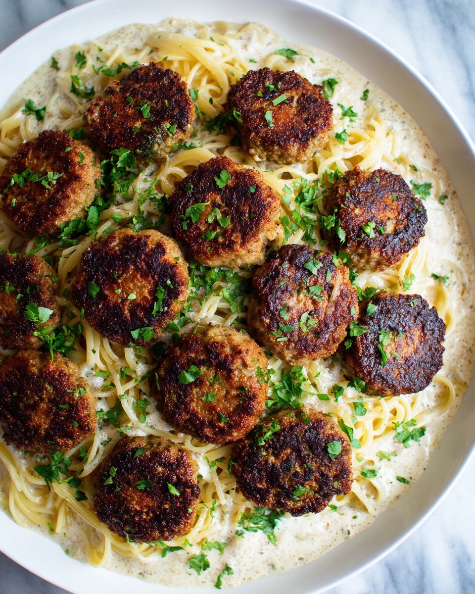 Garlic Butter Chicken Bites with Spaghetti Recipe - Recipe Image