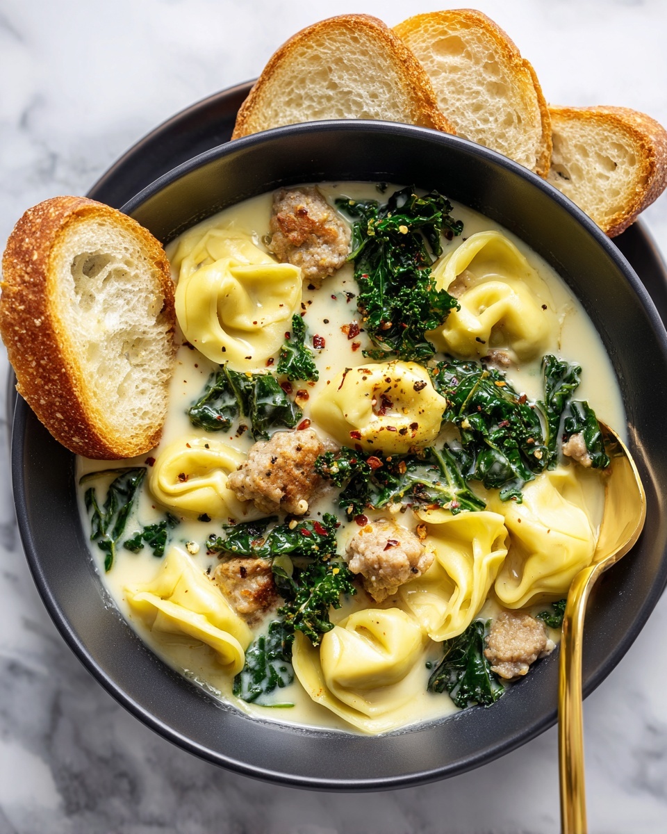 Sausage Tortellini Soup Recipe - Recipe Image