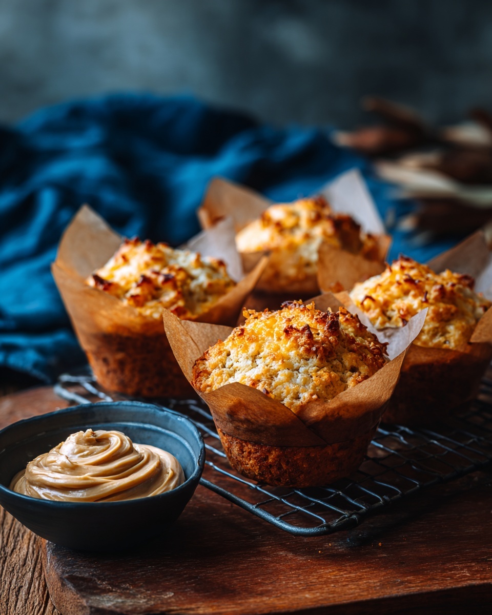Cheese Herb Muffins with Whipped Bovril Butter Recipe - Recipe Image