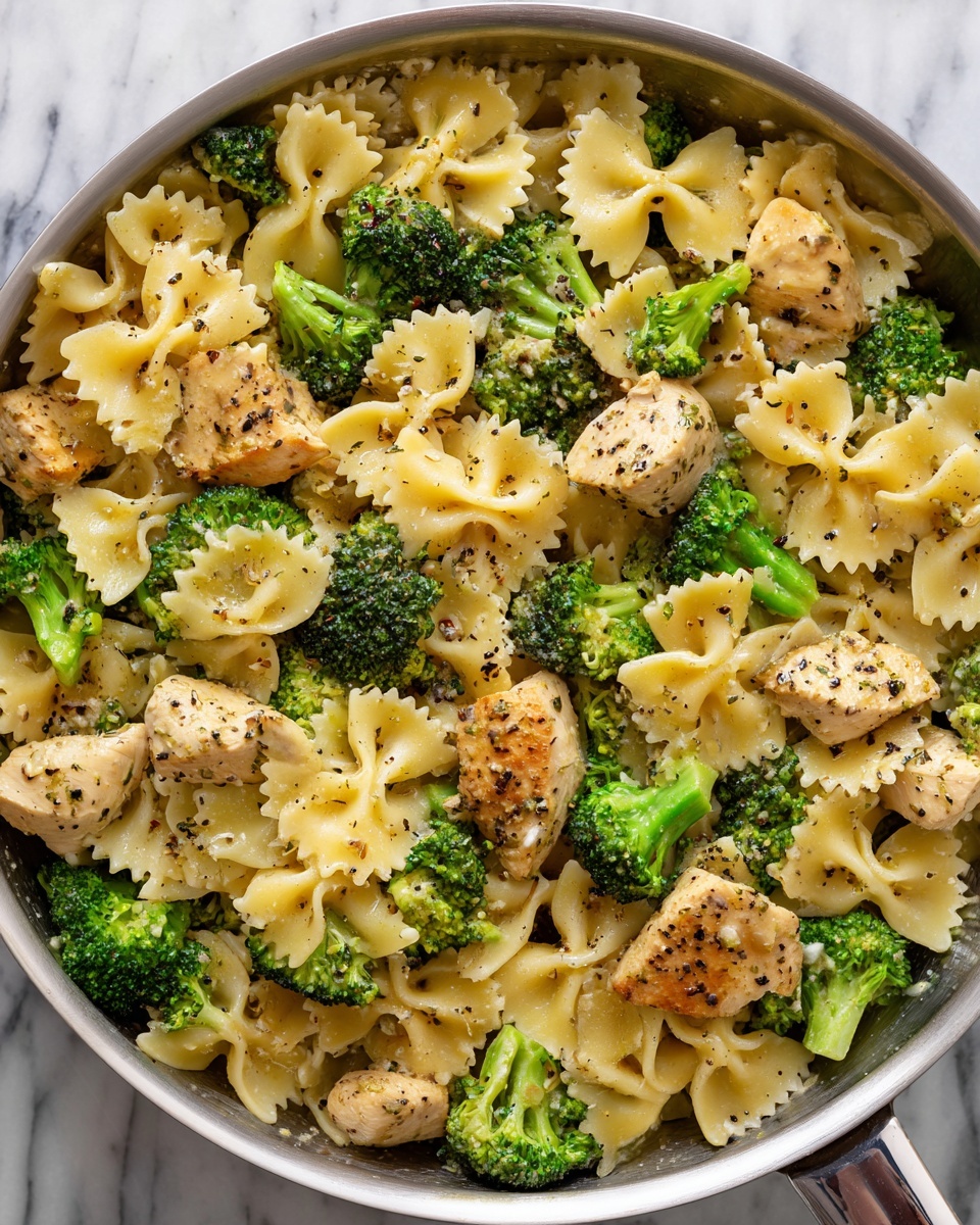 Creamy Pesto Chicken and Broccoli Pasta Bake Recipe - Recipe Image