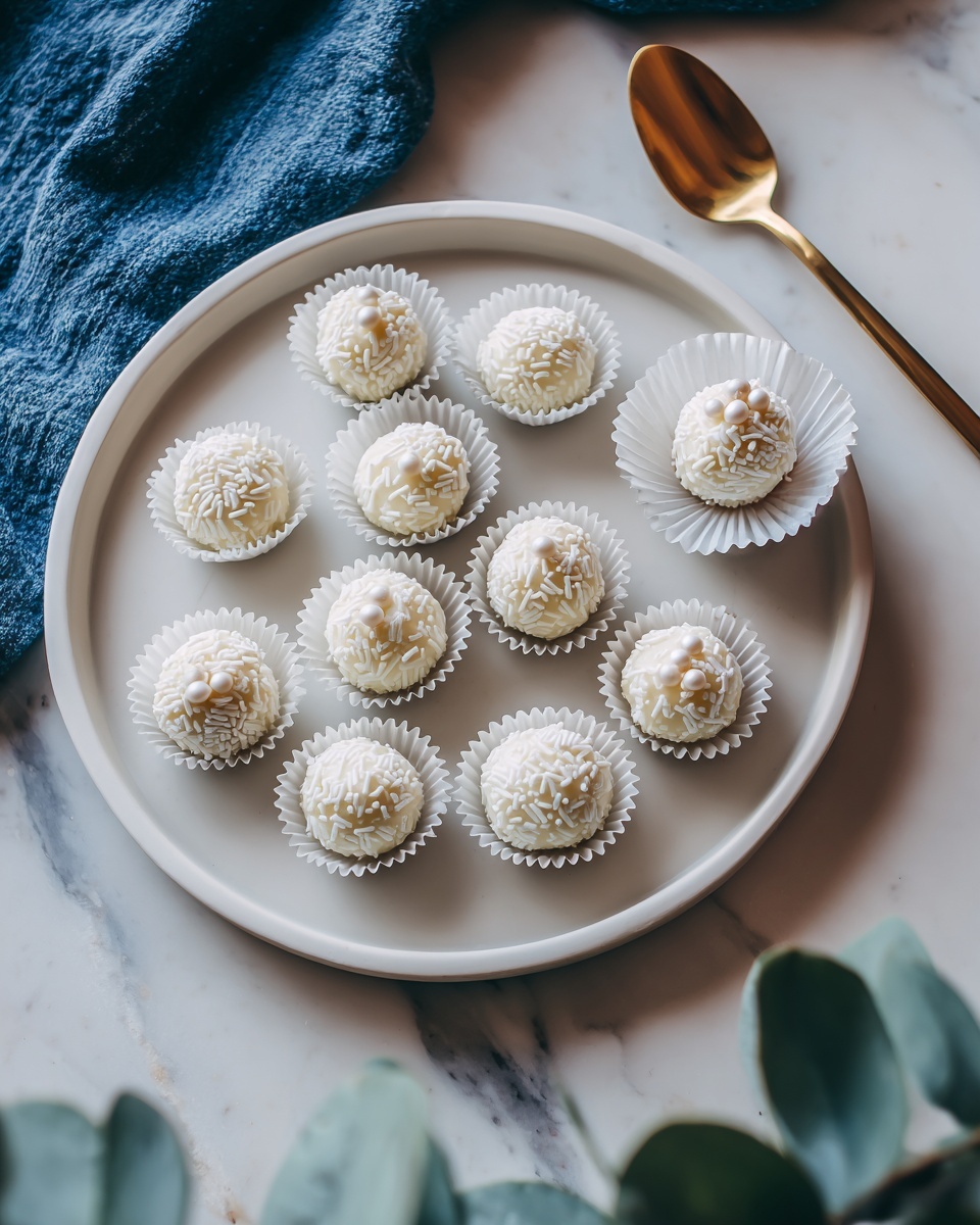 White Chocolate Brigadeiros Recipe - Recipe Image