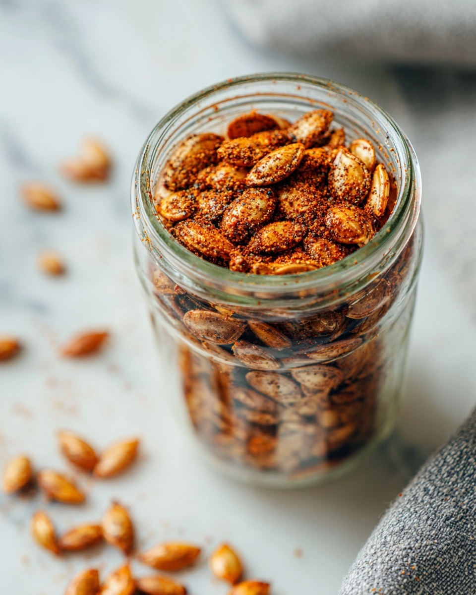 Chili Roasted Pumpkin Seeds Recipe - Recipe Image