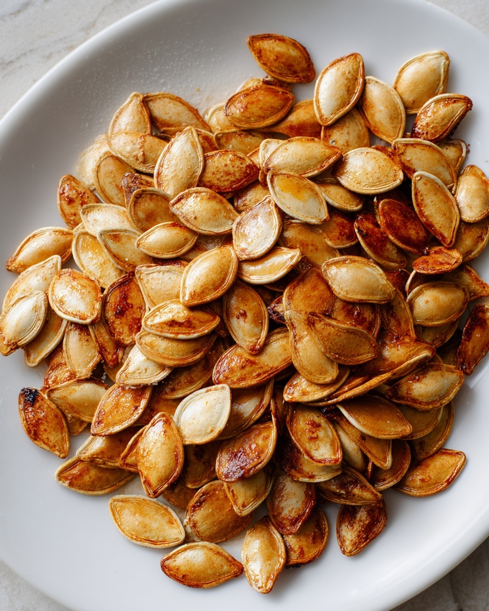 Sweet and Salty Roasted Pumpkin Seeds Recipe - Recipe Image