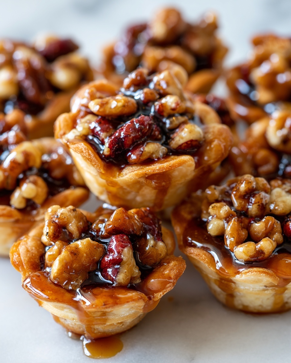 Pecan Caramel Baklava Cups Recipe - Recipe Image