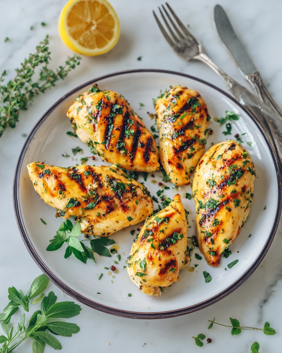 Lemon Herb Grilled Chicken Recipe - Recipe Image