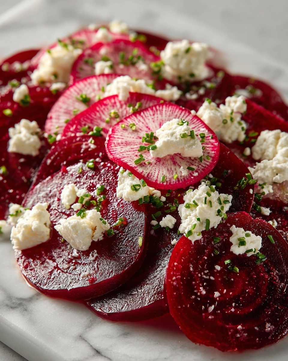 Roasted Beets and Radishes with Goat Cheese Recipe - Recipe Image