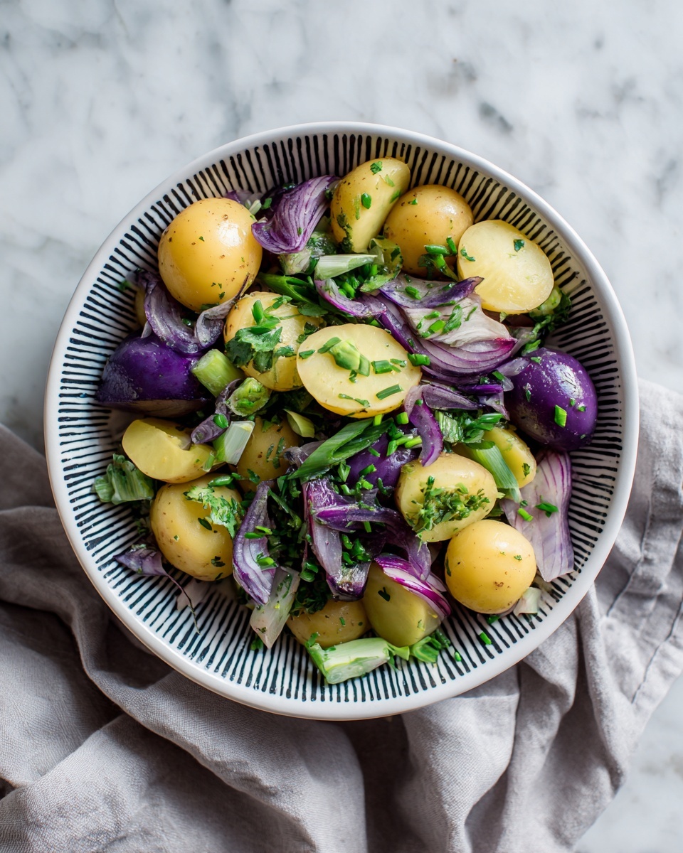 Patates Salatası – Turkish Potato Salad Recipe - Recipe Image