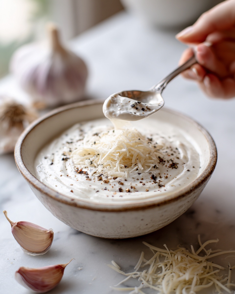 White Garlic Pizza Sauce Recipe - Recipe Image