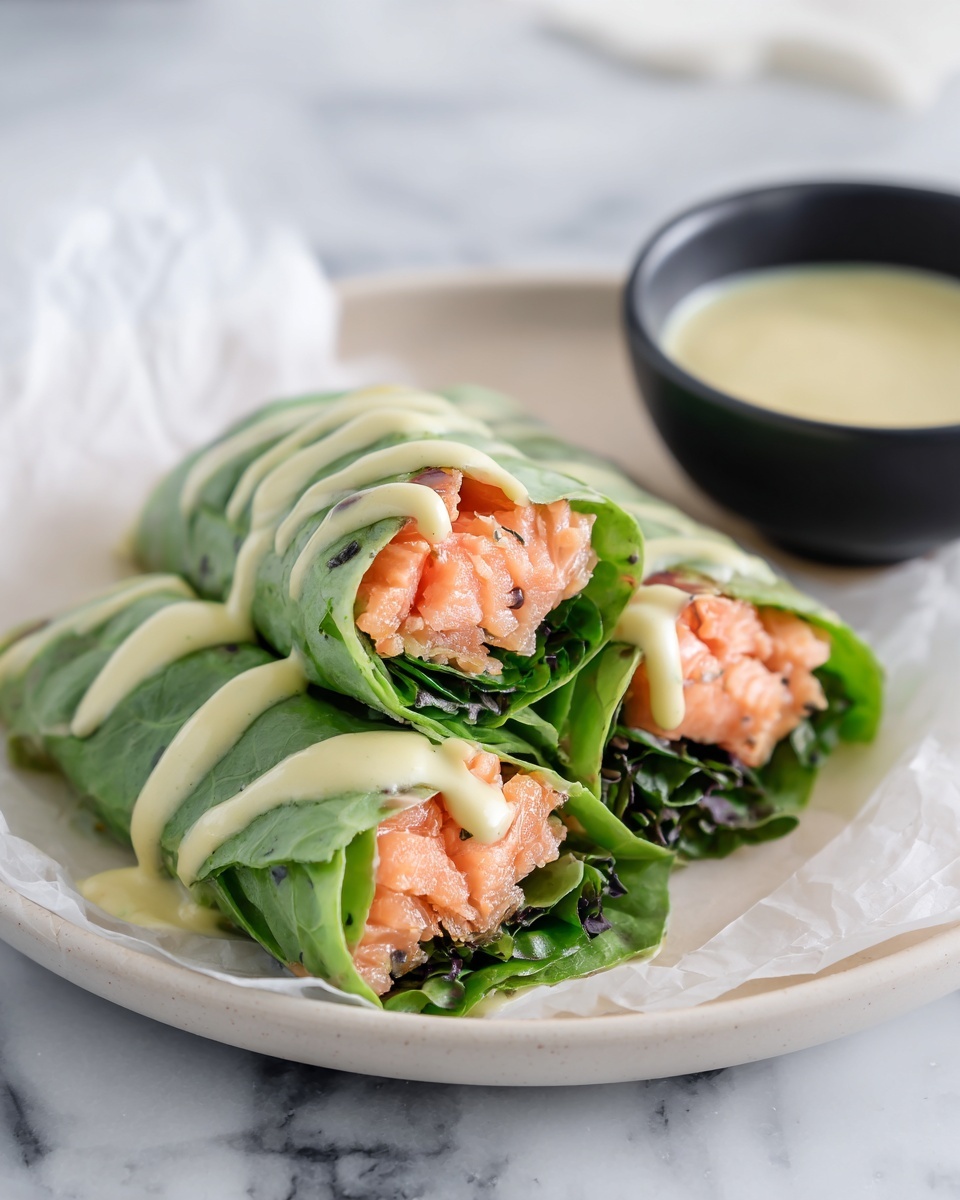 Blackened Salmon Caesar Wraps Recipe - Recipe Image