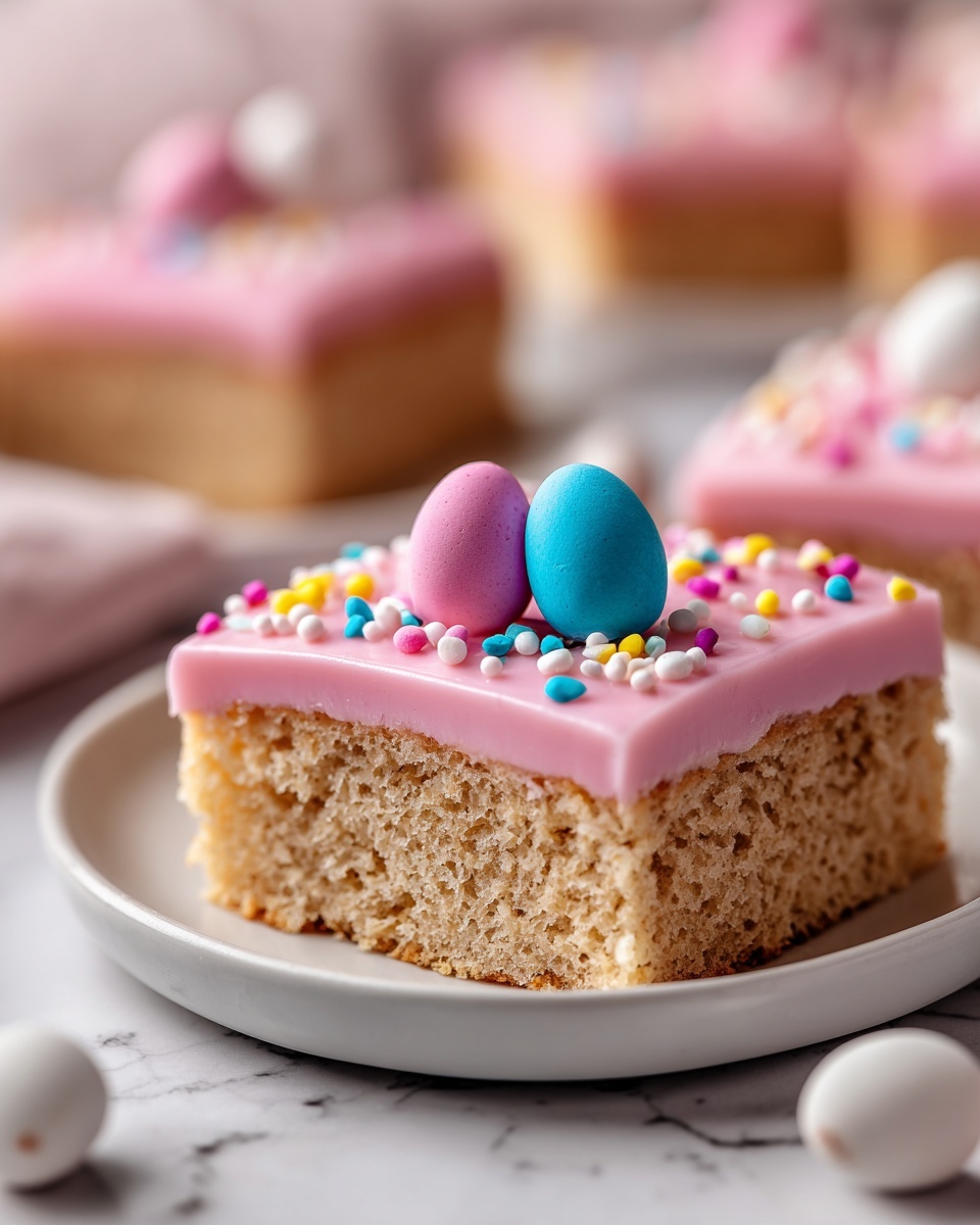 Easter Egg Sugar Cookie Bars Recipe - Recipe Image