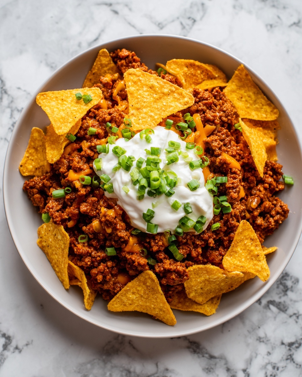 Easy Frito Pie Casserole Recipe - Recipe Image