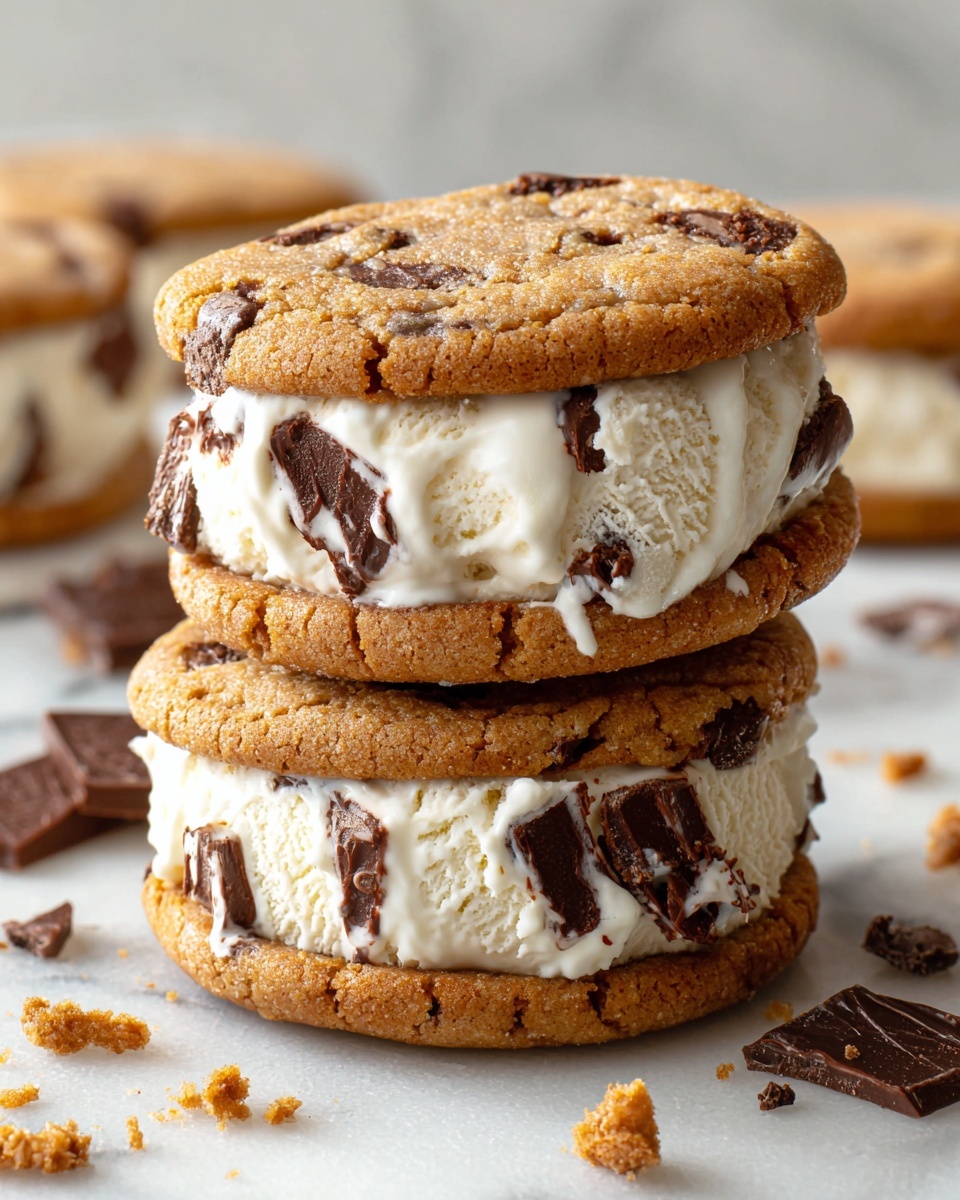 Cookie Dough Ice Cream Sandwich Recipe - Recipe Image