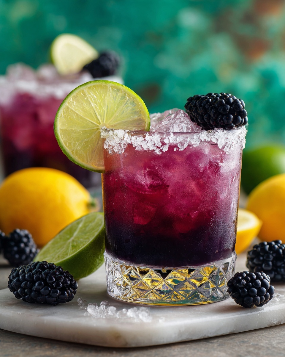 Blackberry Margarita Smash Recipe - Recipe Image
