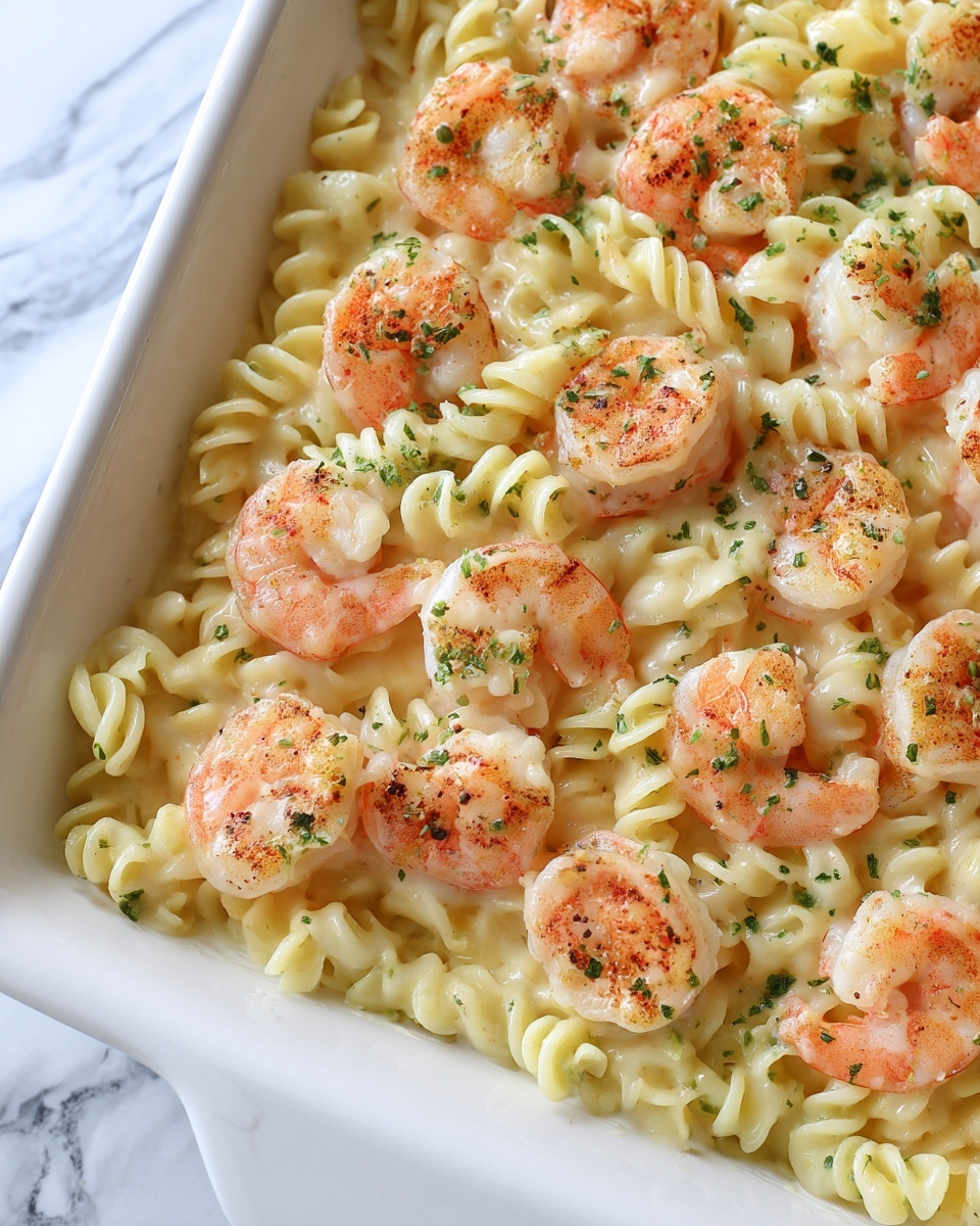 Shrimp Scampi Pasta Bake Recipe - Recipe Image