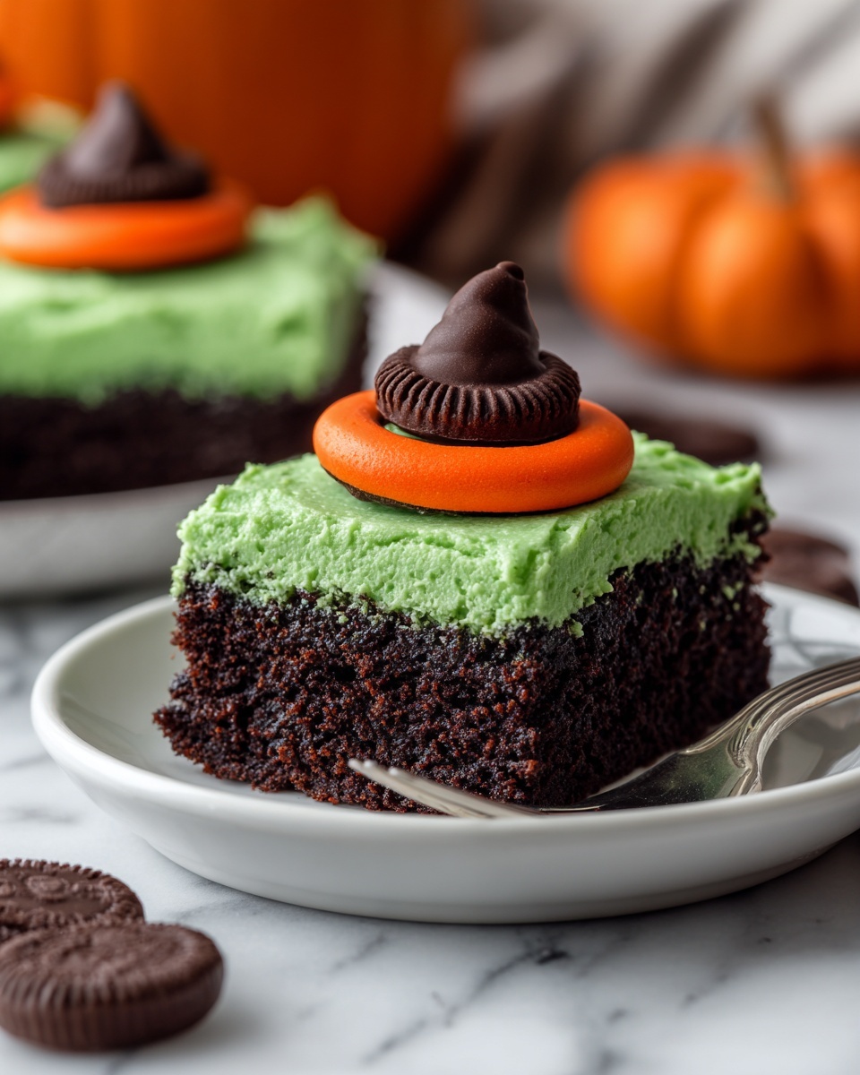 Melting Witch Poke Cake Recipe - Recipe Image