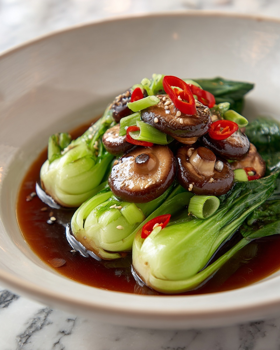 Bok Choy and Mushroom Stir Fry Recipe - Recipe Image