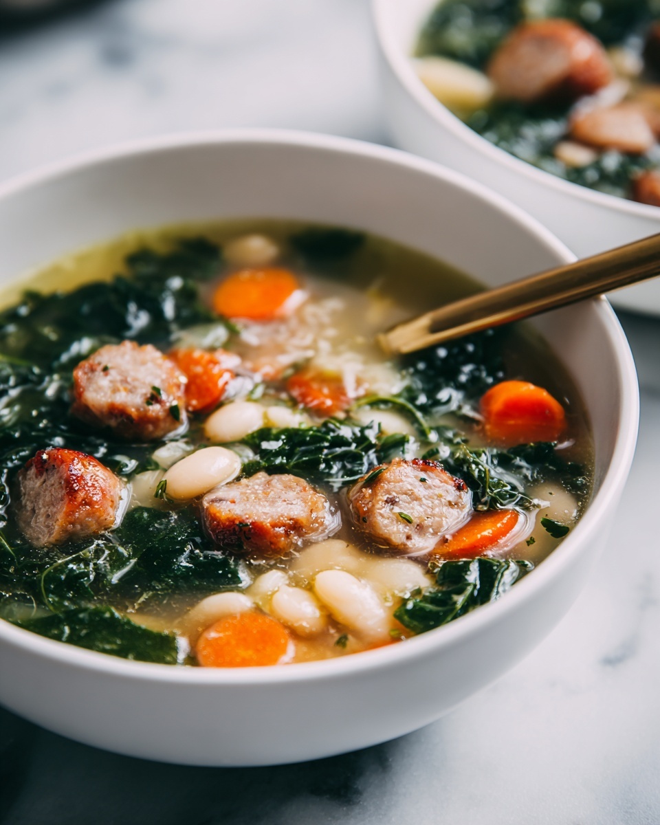 Italian Sausage Stew with White Beans Recipe - Recipe Image