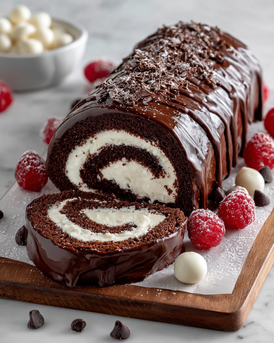 Choco Swiss Roll Delight Recipe - Recipe Image