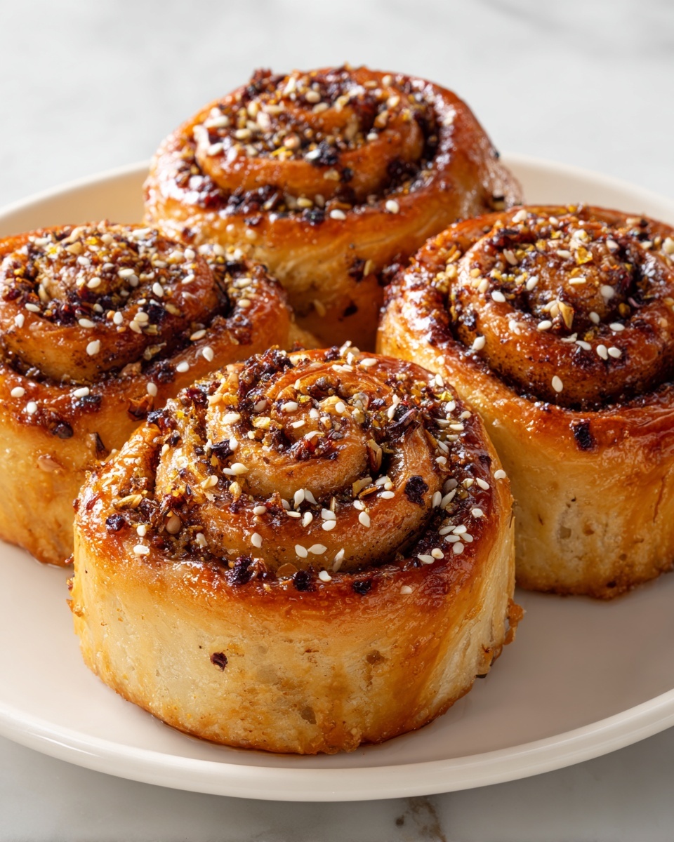 Cheesy Gochujang Spring Onion Swirls Recipe - Recipe Image
