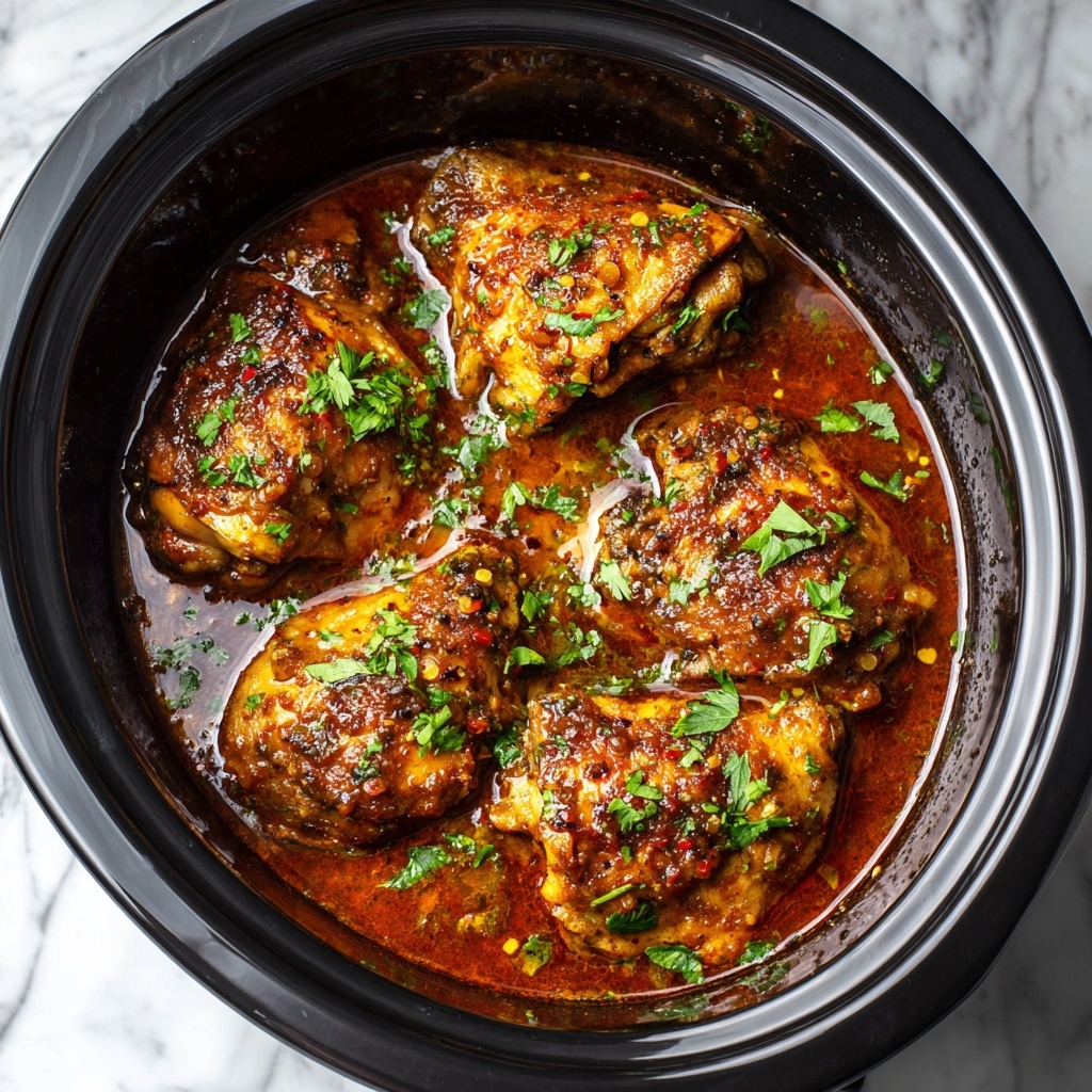 Slow Cooker Brown Sugar Garlic Chicken Recipe - Recipe Image