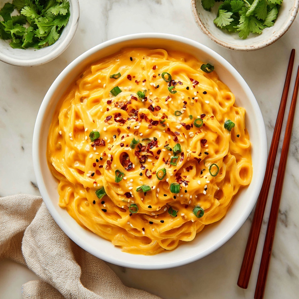 Easy Peanut Butter Ramen Noodles Recipe - Recipe Image