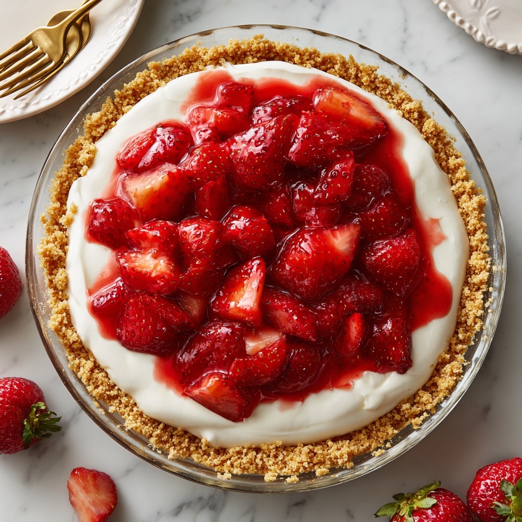 Strawberry Cream Cheese Pie Recipe - Recipe Image