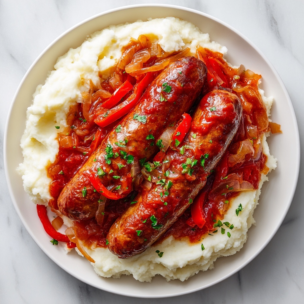 Slow Cooker Sausage and Pepper Casserole Recipe - Recipe Image