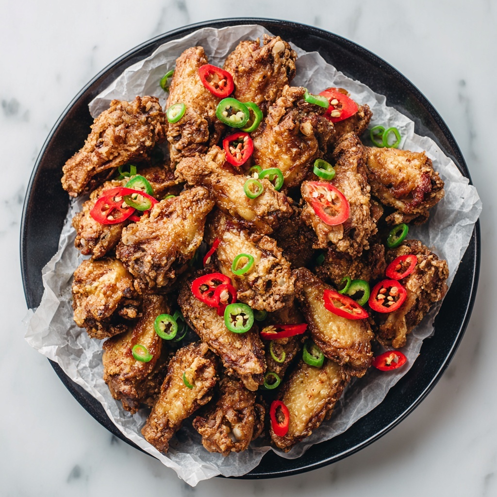 Chinese Salt and Pepper Chicken Wings Recipe - Recipe Image