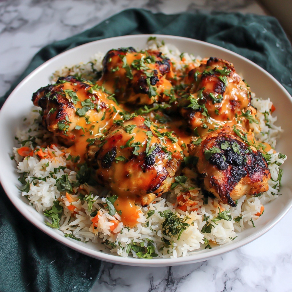 Smothered Chicken and Rice Recipe - Recipe Image