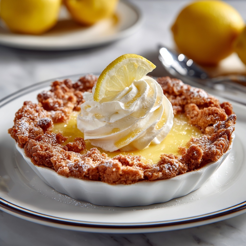 Magic Lemon Cobbler Recipe - Recipe Image