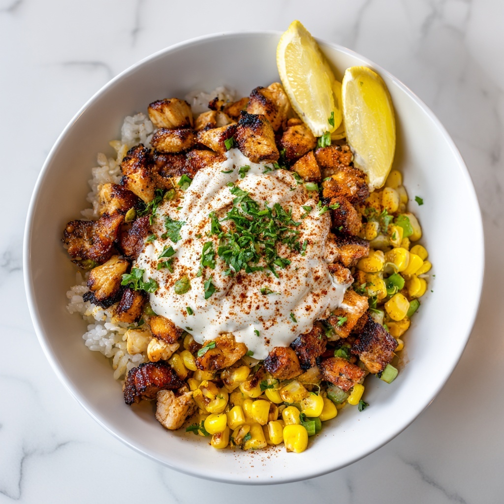 Street Corn Chicken Rice Bowl Recipe - Recipe Image