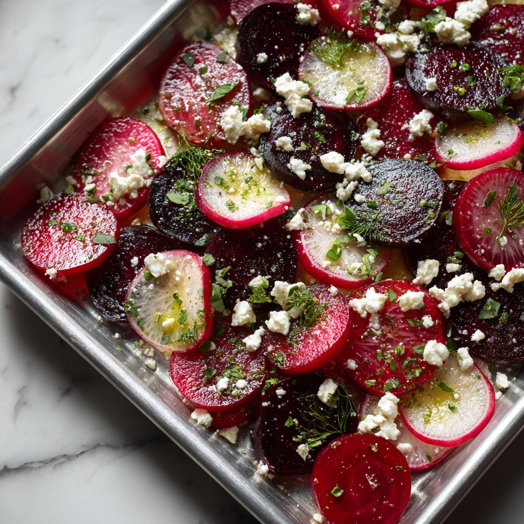 Roasted Beets and Radishes with Goat Cheese Recipe - Recipe Image