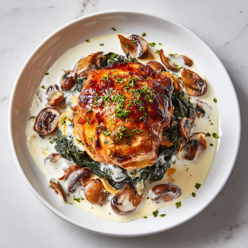 Healthy Mushroom-Stuffed Chicken Breast Recipe - Recipe Image