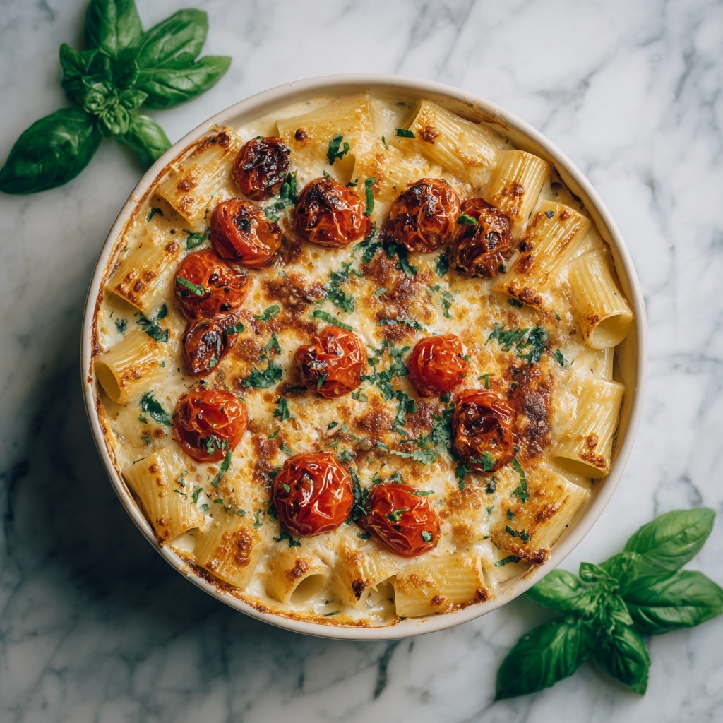 Roasted Tomato and Garlic Ricotta Pasta Recipe - Recipe Image