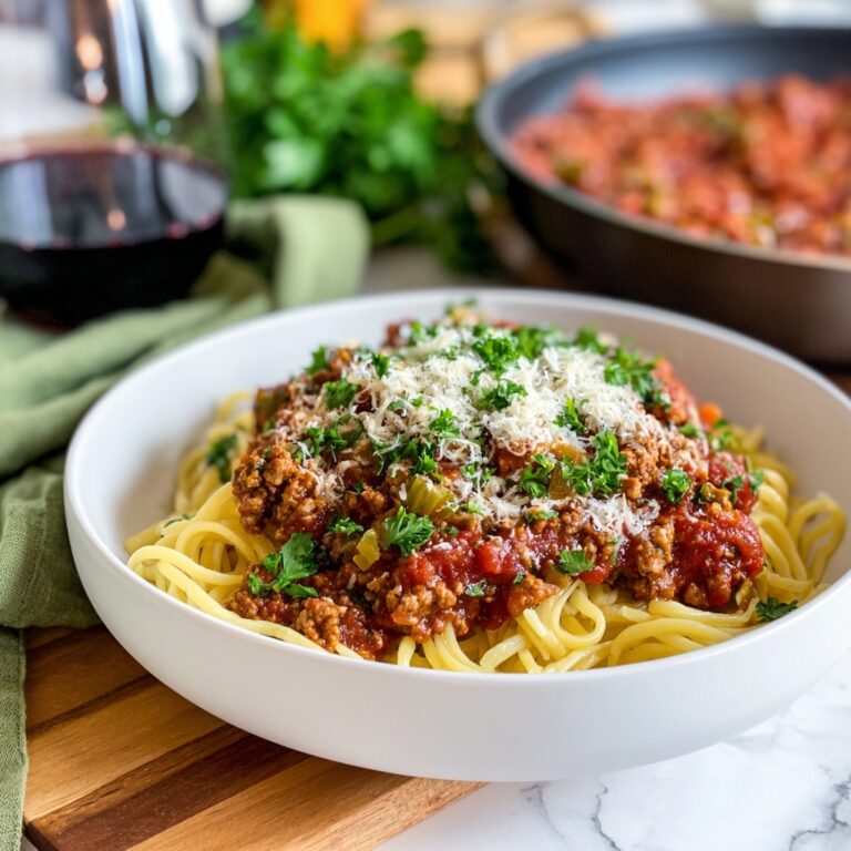 Easy Homemade Spaghetti Meat Sauce Recipe