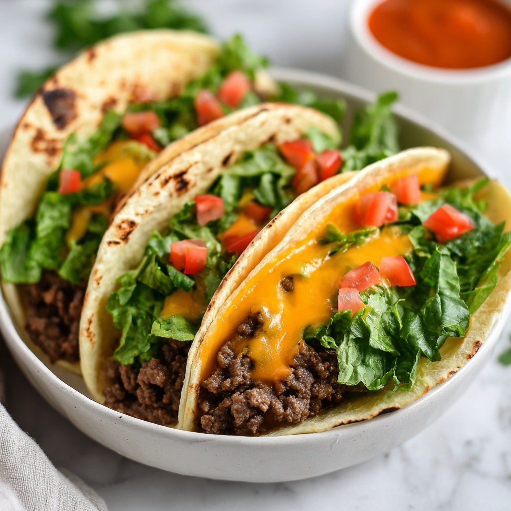 Grilled Cheeseburger Wraps Recipe - Recipe Image