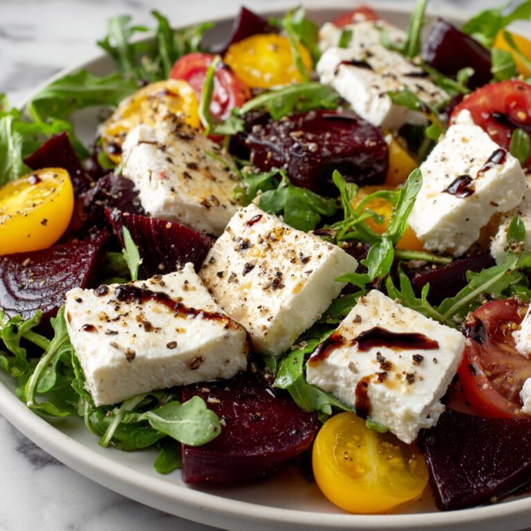 Beet Salad with Goat Cheese and Balsamic Recipe