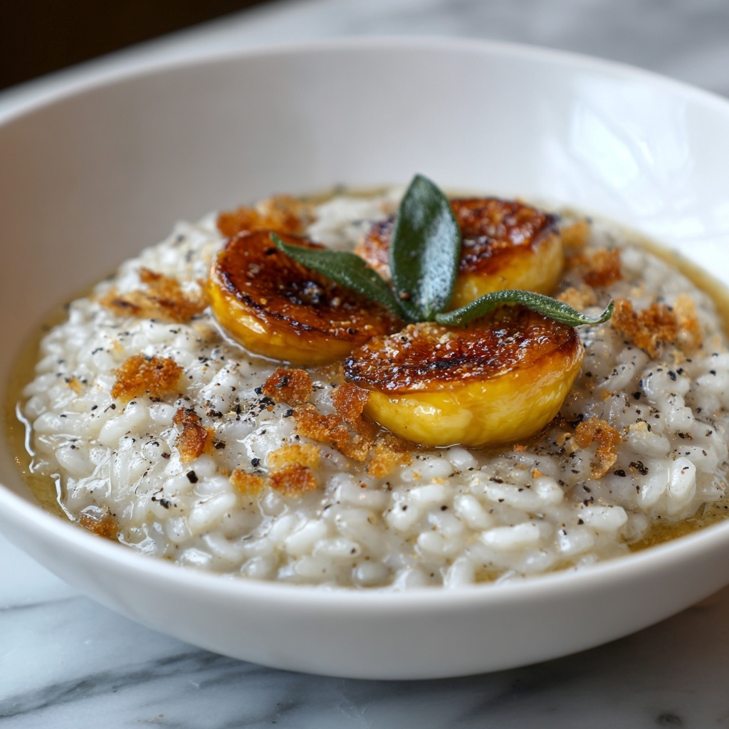 Squash Blossom Risotto Recipe - Recipe Image