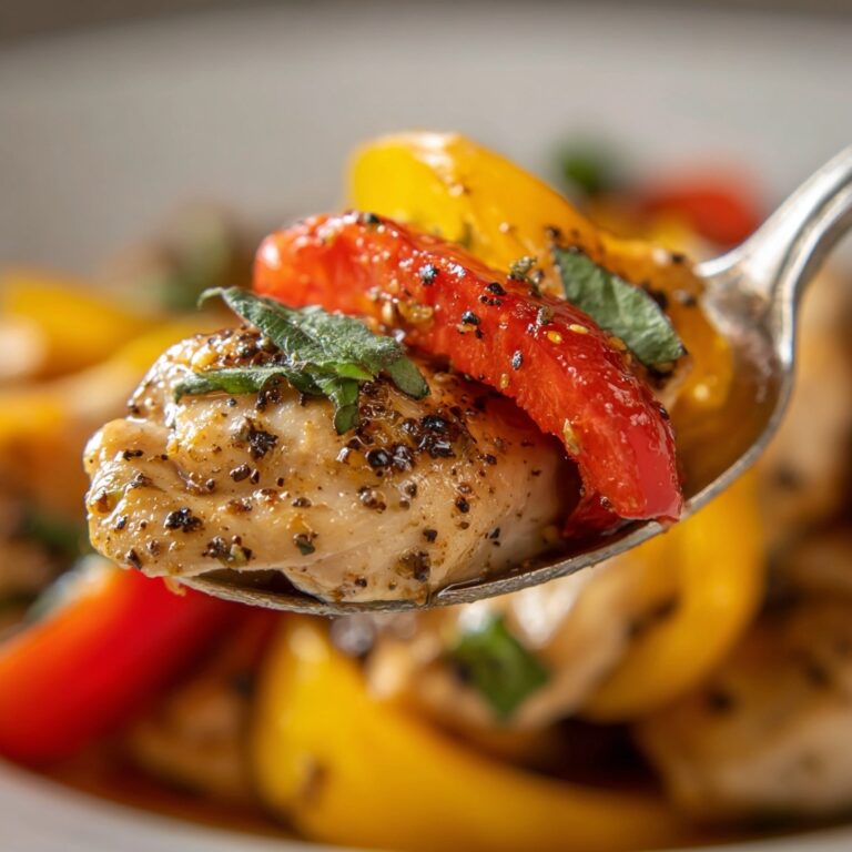 Balsamic Chicken and Peppers Recipe