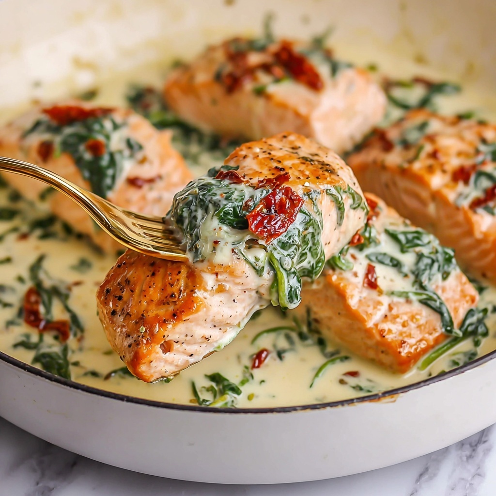Creamy Tuscan Salmon Recipe - Recipe Image