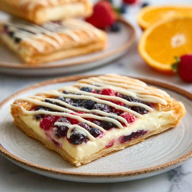 Cream Cheese and Berry Danish Pastries Recipe