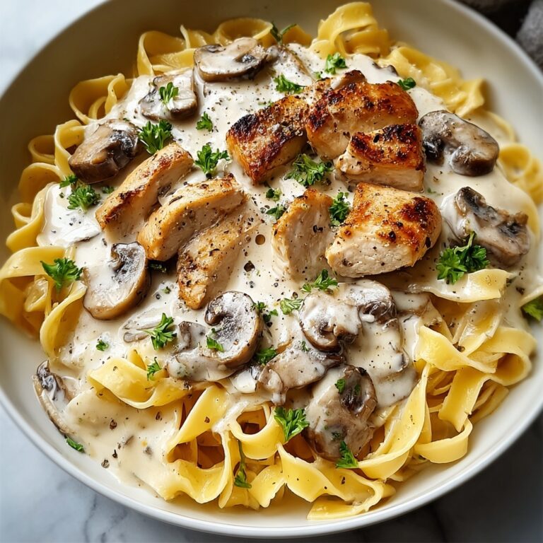 Creamy Chicken and Mushroom Pasta Recipe